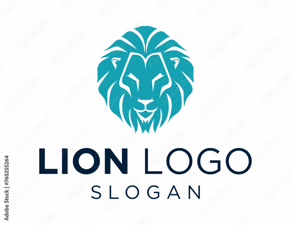 Aufkleber logo about lion on a white background. created using the coreldraw application.
