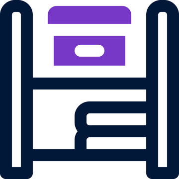 shelf box icon. vector dual tone icon for your website, mobile, presentation, and logo design.