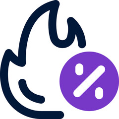 hot sale icon. vector dual tone icon for your website, mobile, presentation, and logo design.