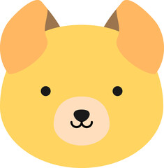 Dog head illustration