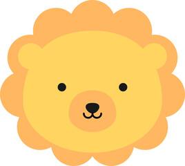 Lion head illustration