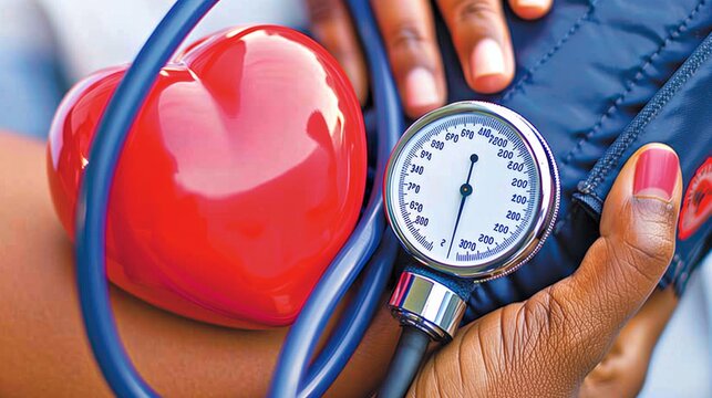 World Health Day Concept With Heart and Stethoscope - Powered by Adobe