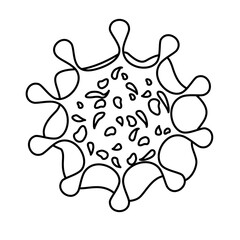 Outline Microorganism Bacteria Vector Design