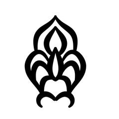 Element Ornate Floral Vector