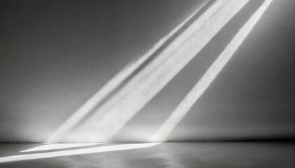 abstract light background, Natural light flares on white wall texture background. White stucco wall surface background with diagonal light beam and shadows lines and silhouettes for backgrounds, overl