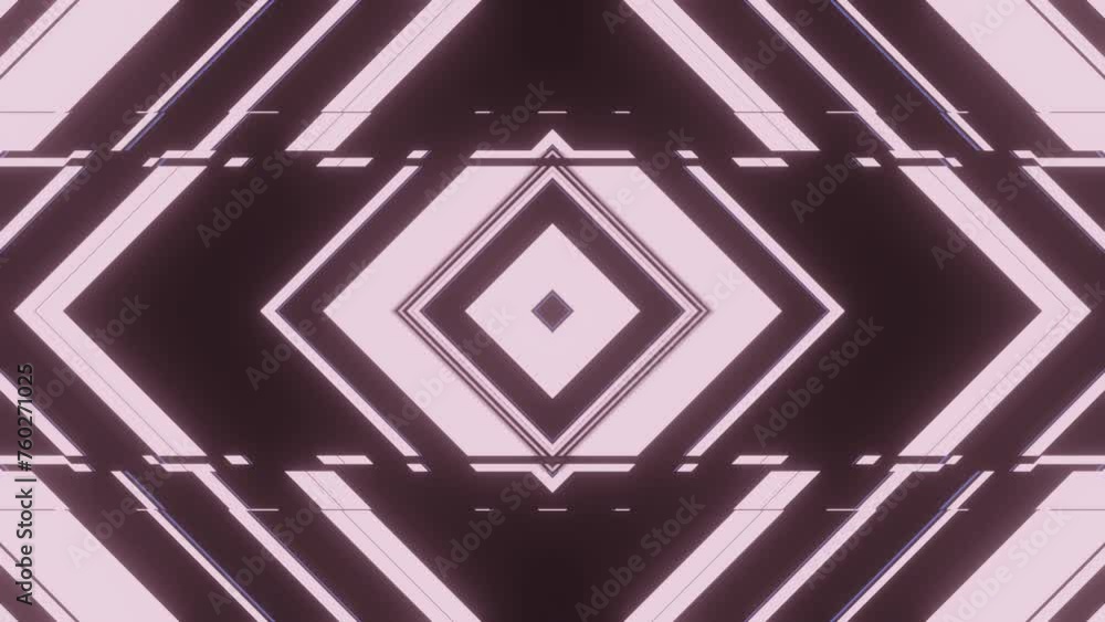 Poster 3d rendered seamless animated loop of a vibrant purple and black abstract pattern.