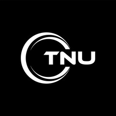 TNU Letter Logo Design, Inspiration for a Unique Identity. Modern Elegance and Creative Design. Watermark Your Success with the Striking this Logo.