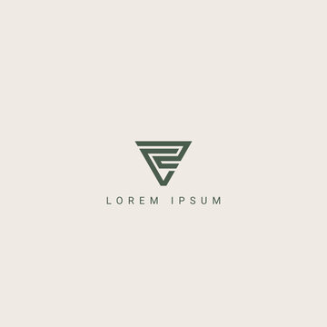 Modern unique letter CZ ZC logo icon design template elements