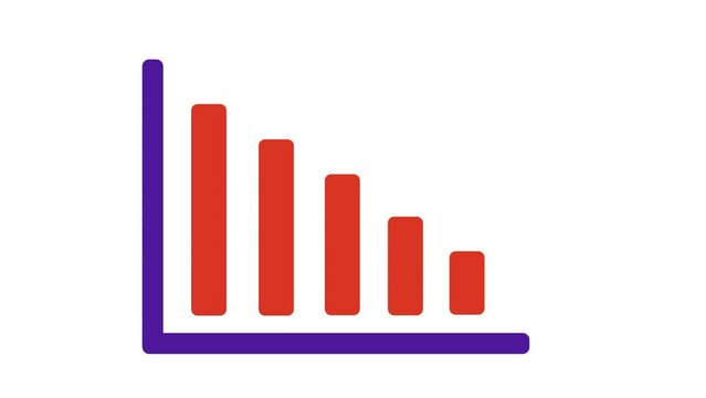Animation Growing down of Business Analytics