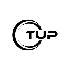 TUP Letter Logo Design, Inspiration for a Unique Identity. Modern Elegance and Creative Design. Watermark Your Success with the Striking this Logo.
