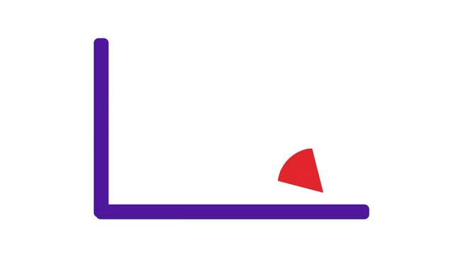 Animation Growing down of Business Analytics
