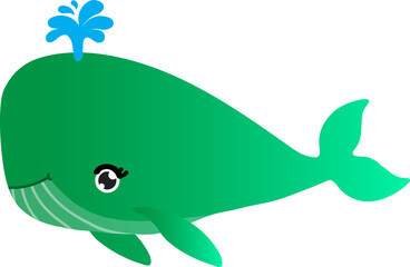 cute whale cartoon
