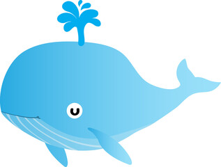 cute whale cartoon
