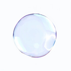 a soap bubble floating in the air