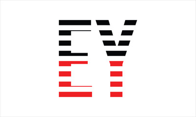 EY three initial letter iconic line negative space minimal logo design vector template. monogram, abstract, wordmark, business, typography, minimalist, brand, company, flat, modern, unique, simple