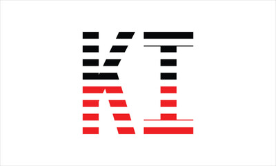 KI three initial letter iconic line negative space minimal logo design vector template. monogram, abstract, wordmark, business, typography, minimalist, brand, company, flat, modern, unique, simple
