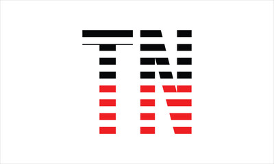 TN three initial letter iconic line negative space minimal logo design vector template. monogram, abstract, wordmark, business, typography, minimalist, brand, company, flat, modern, unique, simple
