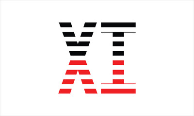 XI three initial letter iconic line negative space minimal logo design vector template. monogram, abstract, wordmark, business, typography, minimalist, brand, company, flat, modern, unique, simple