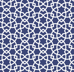 Seamless Arabic persian style pattern vector background