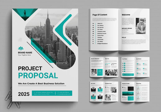 Business Project Proposal Template Landscape
