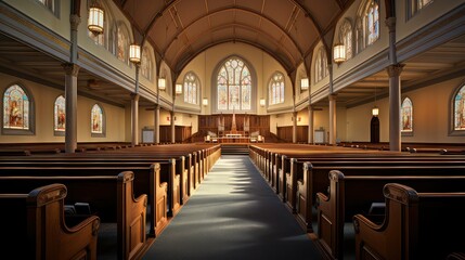 fellowship congregation church building illustration prayer service, outreach unity, gathering sanctuary fellowship congregation church building
