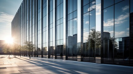 design facade office building illustration corporate urban, city professional, exterior windows design facade office building