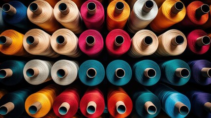 fabric weave textile mill illustration thread warp, weft fiber, design jacquard fabric weave textile mill