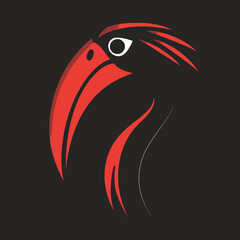 Ibis Bird Logo Design