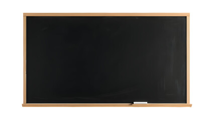 Blank blackboard isolated on PNG transparent background