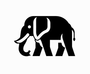 Minimalist Elephant logo