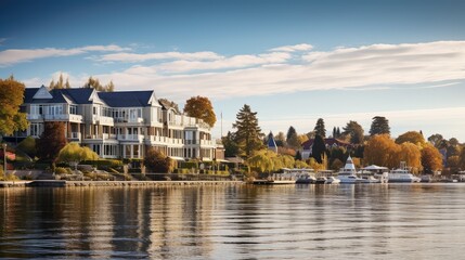 accommodation town hotel building illustration luxury historic, boutique modern, cozy charming accommodation town hotel building