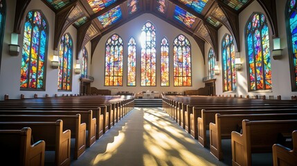 prayer congregation church building illustration service outreach, unity gathering, sanctuary devotion prayer congregation church building