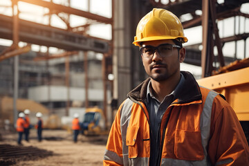 A portrait of a site engineer