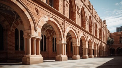 modern exterior library building illustration sustainable innovative, spacious natural, light landscaping modern exterior library building