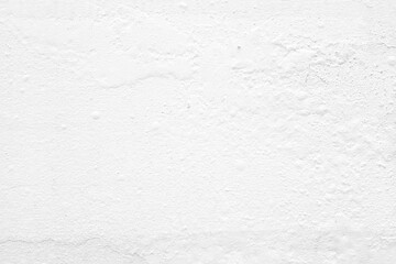 White White rough concrete wall background.