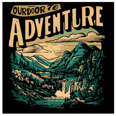 Adventure T Shirt Design 