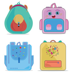Set of Kids Bag, Back to School