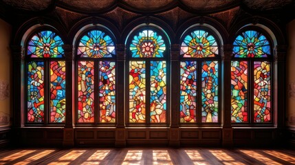 Obraz premium architecture window mansion building illustration luxury design, estate home, opulent facade architecture window mansion building