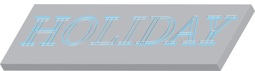 holiday typography 