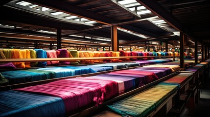 cotton textile mill textile illustration silk wool, weave thread, knit polyester cotton textile mill textile - obrazy, fototapety, plakaty