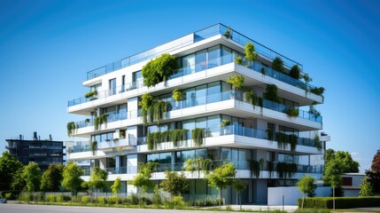 high apartment condominium building illustration rise studio, penthouse amenities, management maintenance high apartment condominium building