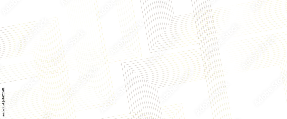 Poster Vector gold abstract Transparent background with white square and triangular pattern with gold geometric lines angles shapes.