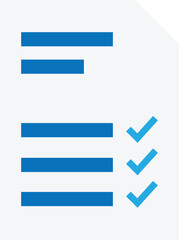Fototapeta premium Checklist Documnet Task