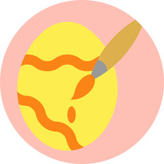 Easter Egg Block Flat Style