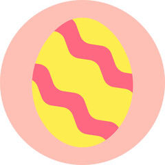 Easter Egg Block Flat Style