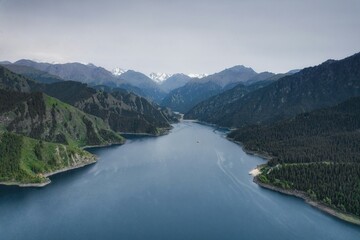 lake in the mountains