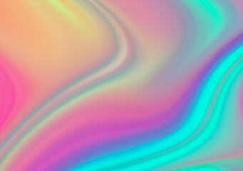 Obraz premium Curve Dynamic Fluid Liquid Wallpaper. Light Pastel Cold Color Colorful Swirl Gradient Mesh. generative AI