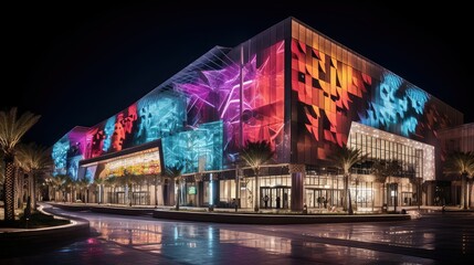 designer luxury mall building illustration fashion prestigious, upscale elegant, sophisticated glamorous designer luxury mall building