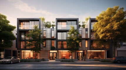 property accommodation townhouse building illustration apartment home, real urban, city living property accommodation townhouse building