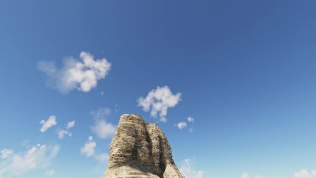 Aerial drone shot of Dur-Kurigalzu from the Archaeological Ziggurat of Aqarquf monument in Baghdad. Iraq